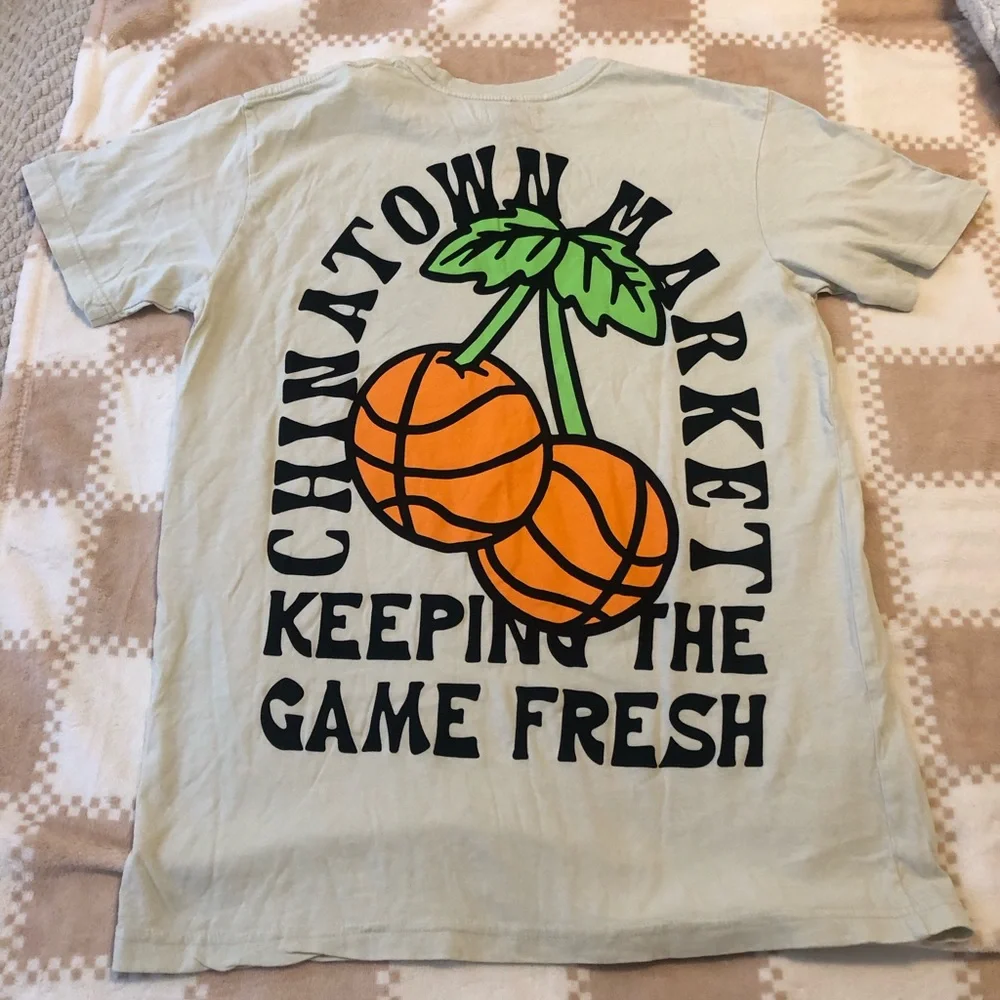 Chinatown Market NWT size Small Cream Shirt - Picture 2 of 10